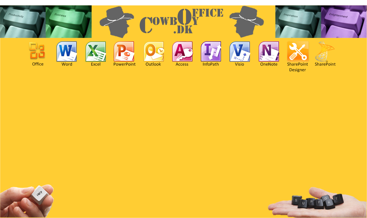 Office Cowboy Baggrund